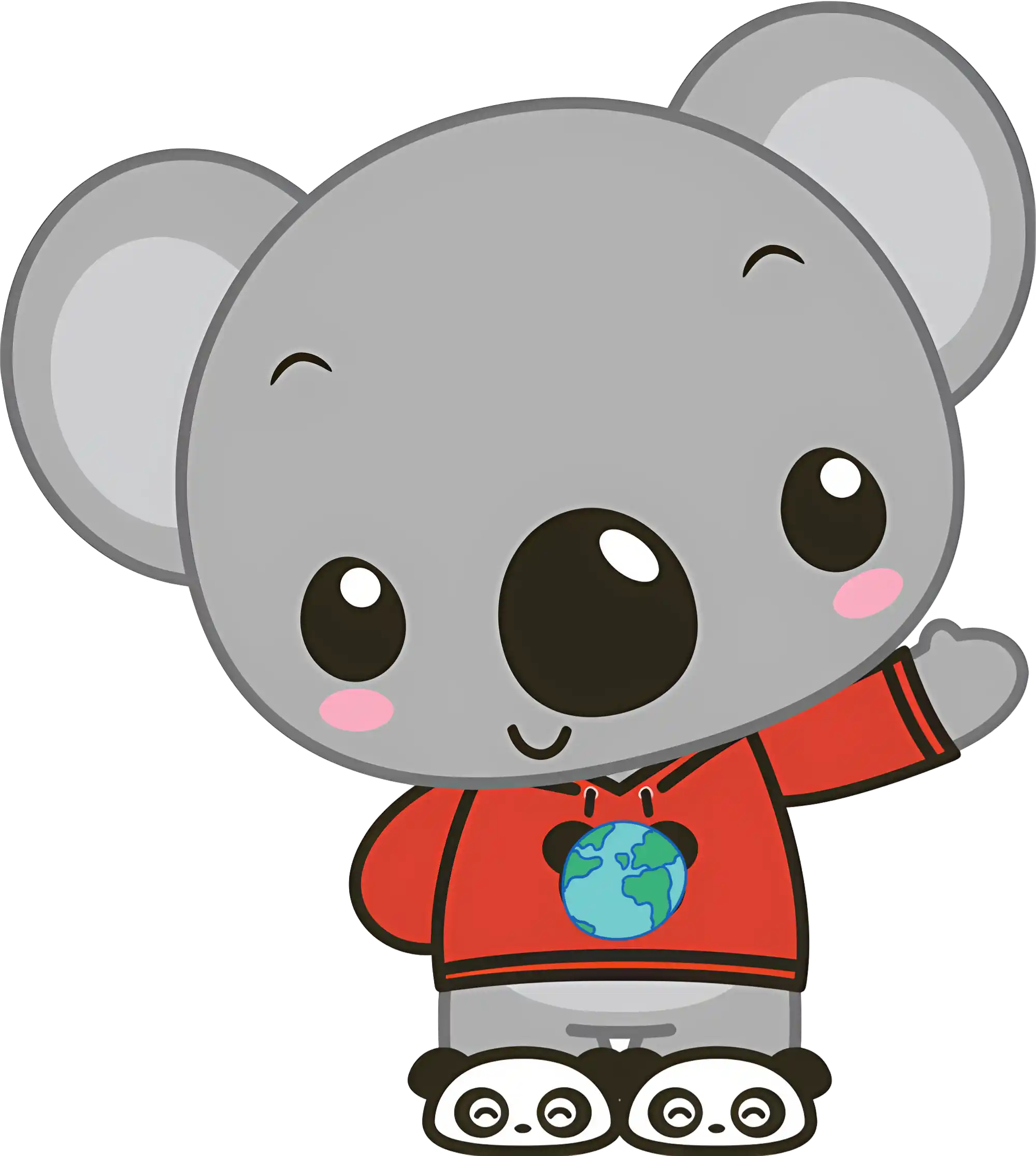 koala with sweatshirt